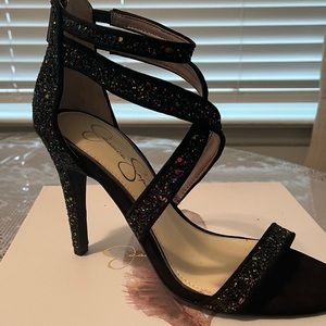 Jessica Simpson glitter shoes